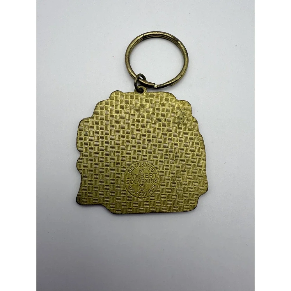 Vintage London Souvenir Keychain | British Travel Key Ring